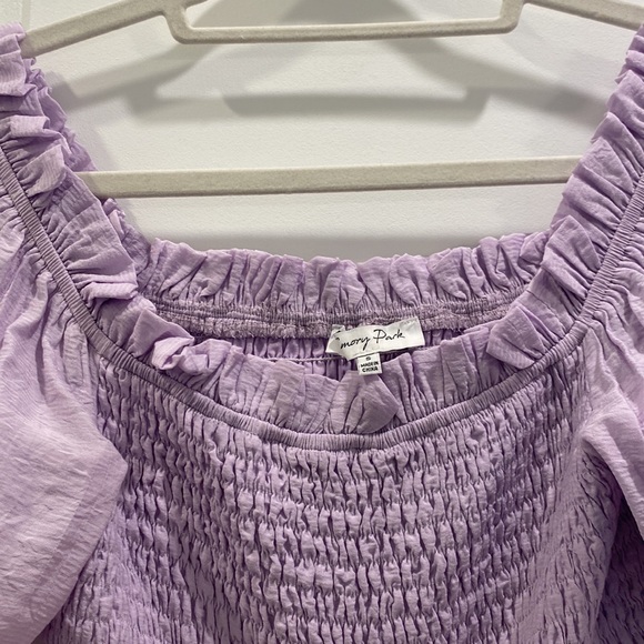 Emory Park light purple long sleeved top - Picture 4 of 4